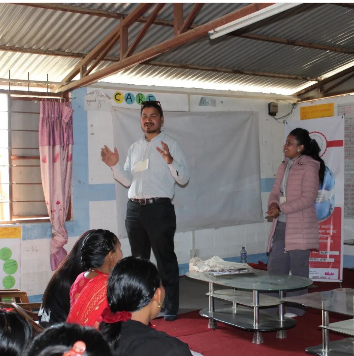 A community awareness session